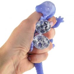 Squeeze krokodil klämdjur med vatten och pärlor
