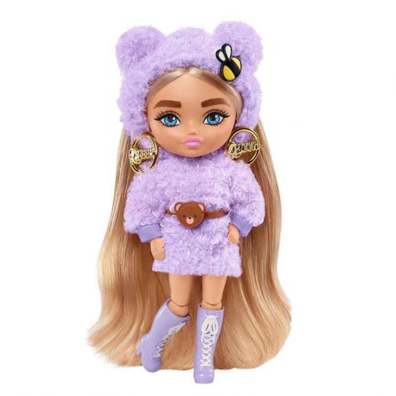 Barbie Extra Mini blont hår och glasögon