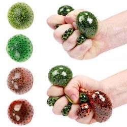 Klämboll Alien Egg med svarta pärlor
