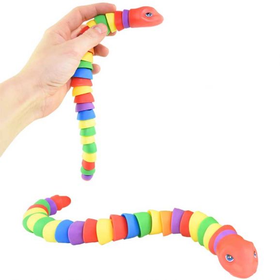 Slinky Orm Flerfärgad 30 cm