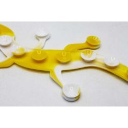 Squido Popit Strip suction Gecko Octoplop It Lizard Sugkopps ödla Fidget 20 cm