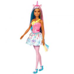 Barbie Core Unicorn Färgat hår med slingor