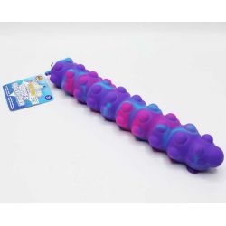 Push Pop suction 3D Caterpillar Larv med sugproppar, Pop It funktion och ljus