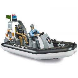 Bruder Polisbåt med förare och dykare 62733