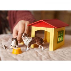 Schleich Hundkoja med hundar 42573