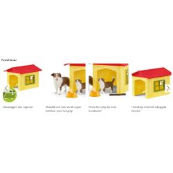 Schleich Hundkoja med hundar 42573