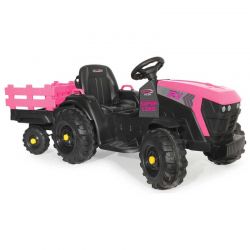 Eltraktor Rosa Super Load med vagn 12 volt Jamara