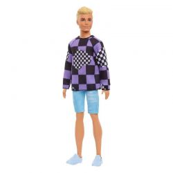 Barbie Ken Docka Sweater, Shorts Fashionistas Checkered